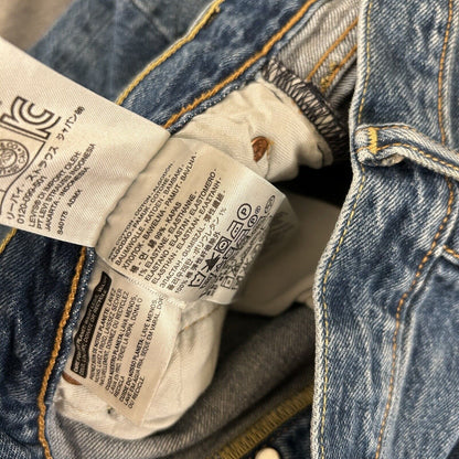 Levis 501 Jeans Mens 36x34" Blue Button Fly Straight Leg Denim Pants Casual Work