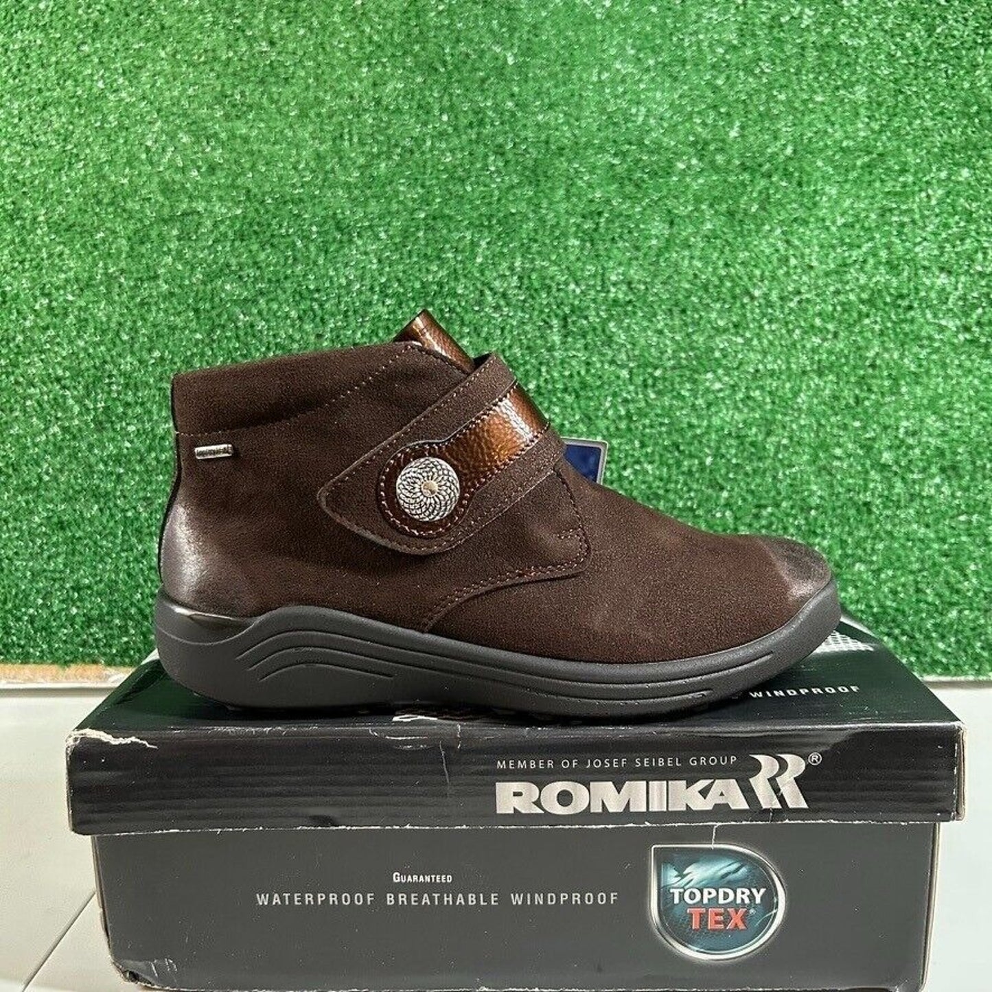 Romika Madera 07 Waterproof Ankle Boots Topdry Tex Brown Comfort Womens 6.5 / 37