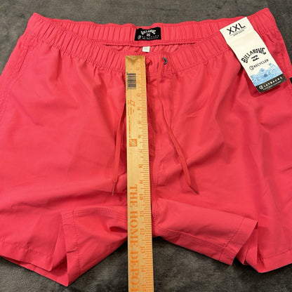 Billabong Board Shorts Men XXL 2XL 36" Red Drawstring Hybrid Swim Recycler NEW