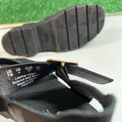 Dr Scholls Trekkie Platform Sandals Lug Sole Ankle Strap Buckle Casual Womens 7M