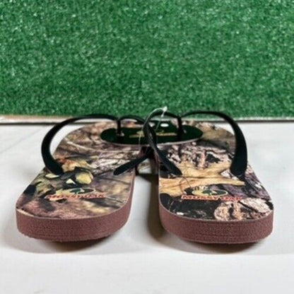 Mossy Oak Camo Flip Flops Sandals Thong Outdoor Comfort Slides Mens Large 11-12