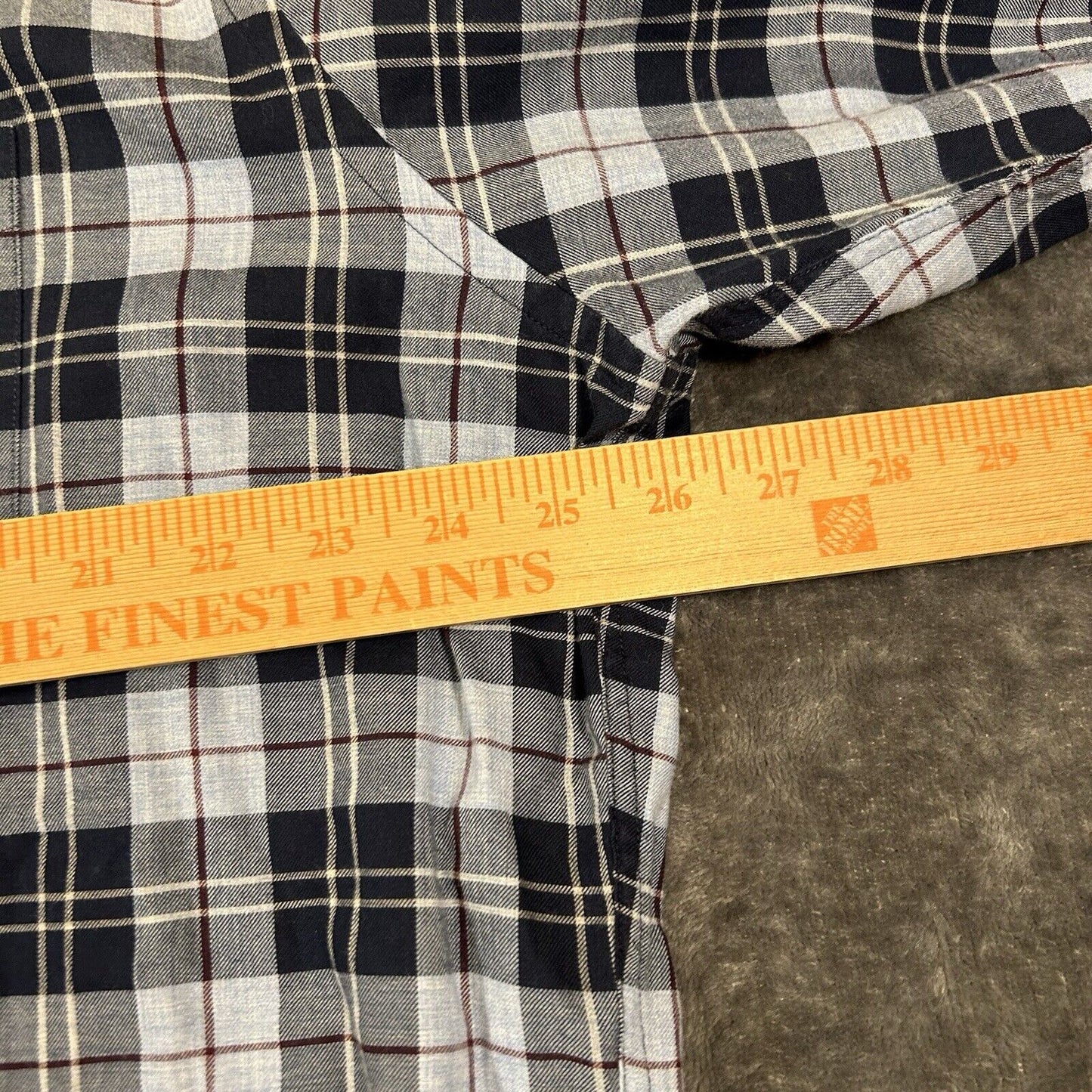 Brooks Brothers Regent Shirt Mens Extra Large Blue Plaid Button Up Long Sleeve