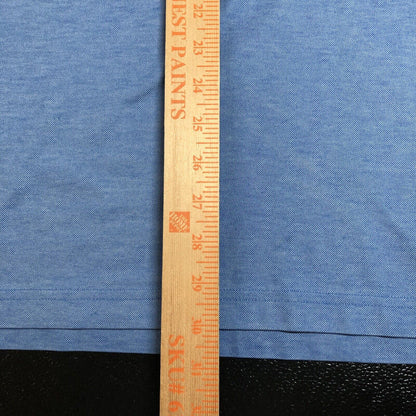 Travis Mathew Polo Shirt Mens XXL 2XL Blue Golf Athletic Pima Short Sleeve