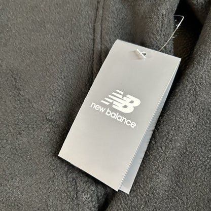 New Balance Fleece Jacket Mens Small Black Full Zip Comfort Outdoor Pockets NEW