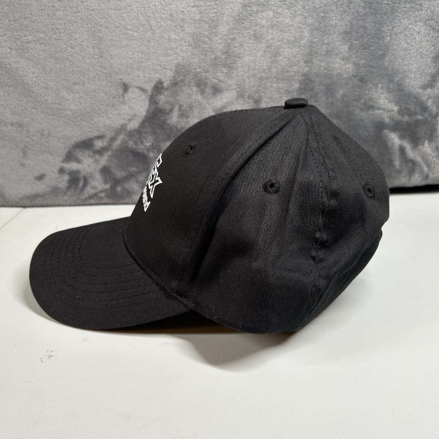 Fedex Ground Baseball Hat Cap Mens Strap Back Black White Employee Curved Brim
