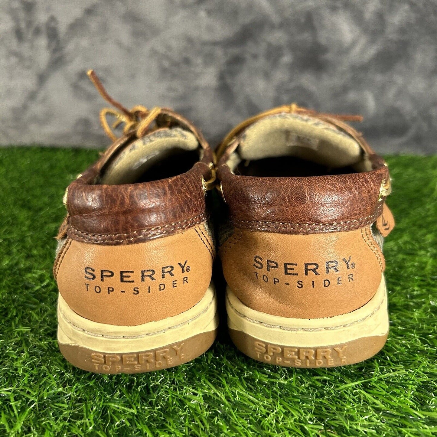 Sperry Top Sider Loafer Womens 9.5 M Brown Leather Boat Shoes Casual Outdoor