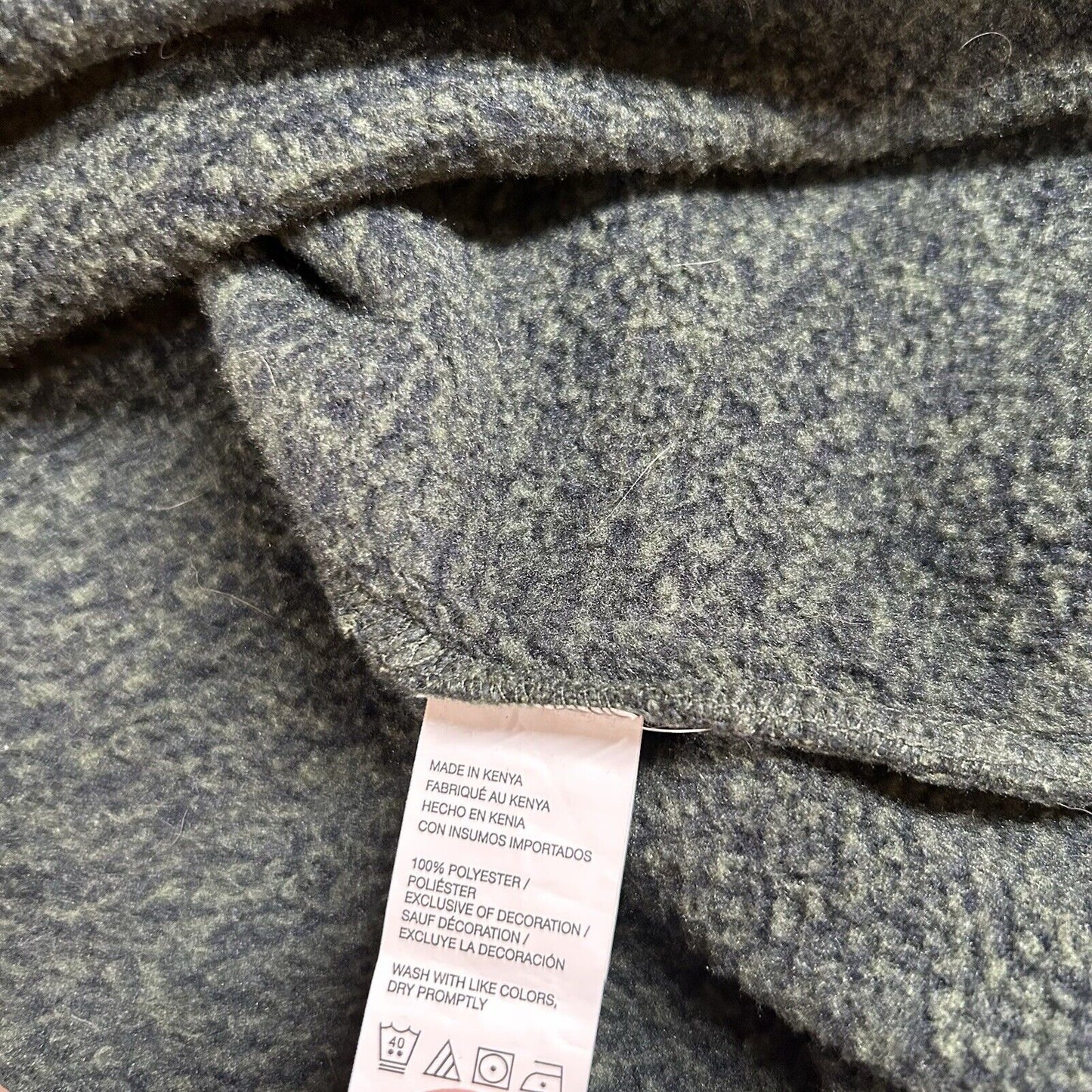 Izod Sweater Mens XXL 2XL Green Blue Blend Knit Pullover Sweatshirt 1/4 Zip