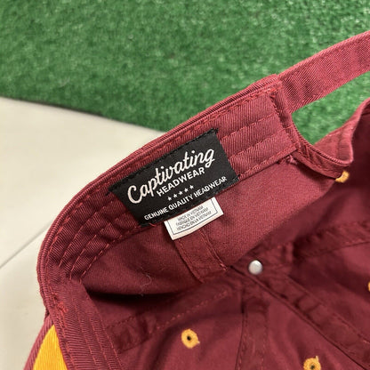 Minnesota Gophers Baseball Hat Cap Mens Strapback Maroon Gold Logo College