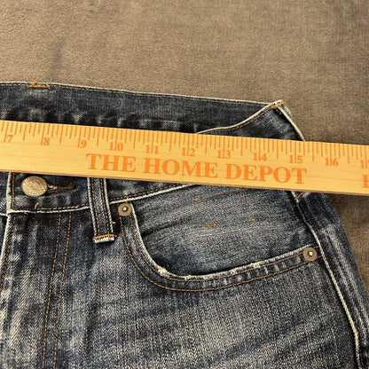 J Crew Jeans Mens 35x36" Blue Slim Boot Straight Denim Pants Western