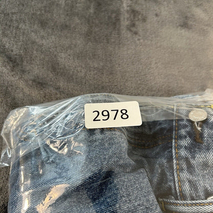 Levis 550 Jeans Mens 38x34" Blue Original Straight Leg Denim Pants Casual Work