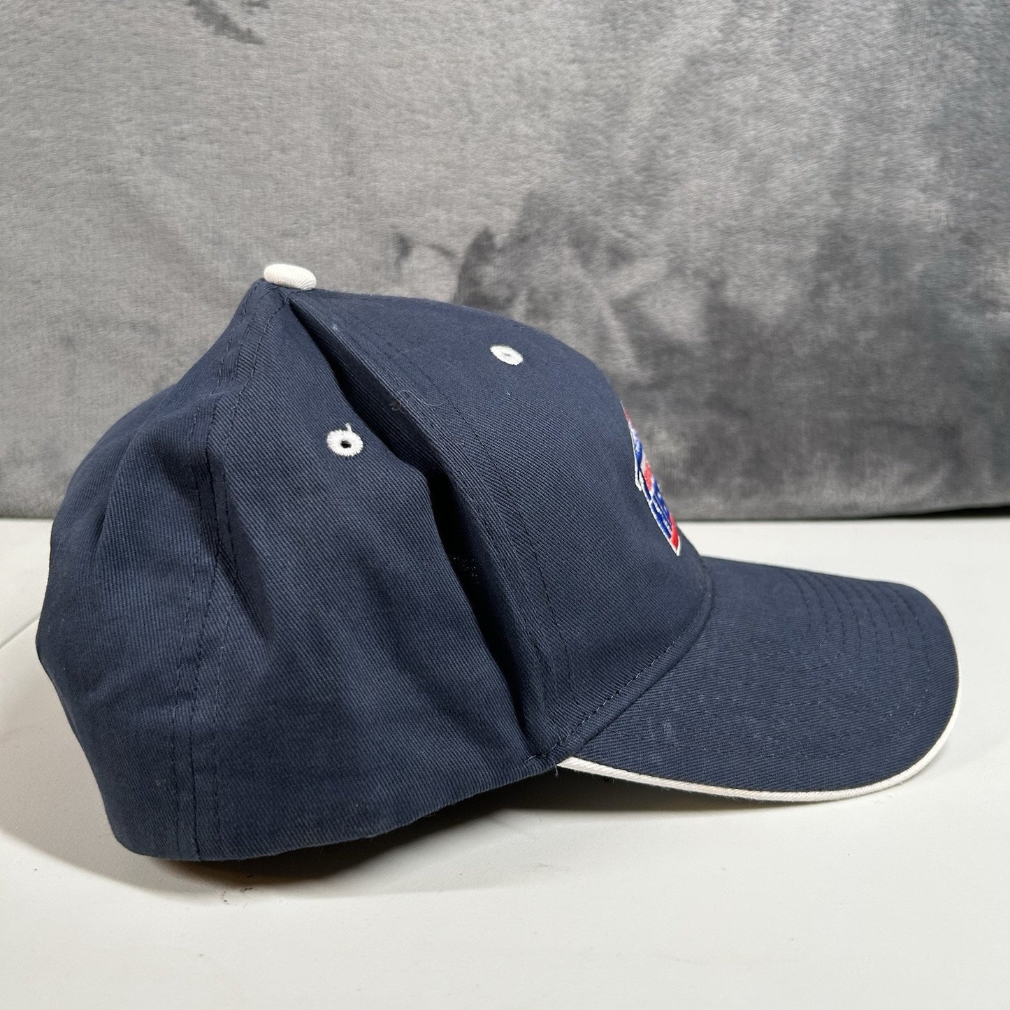 Building Homes for Heroes Baseball Hat Cap Mens Strap Back Blue Red Adjustable