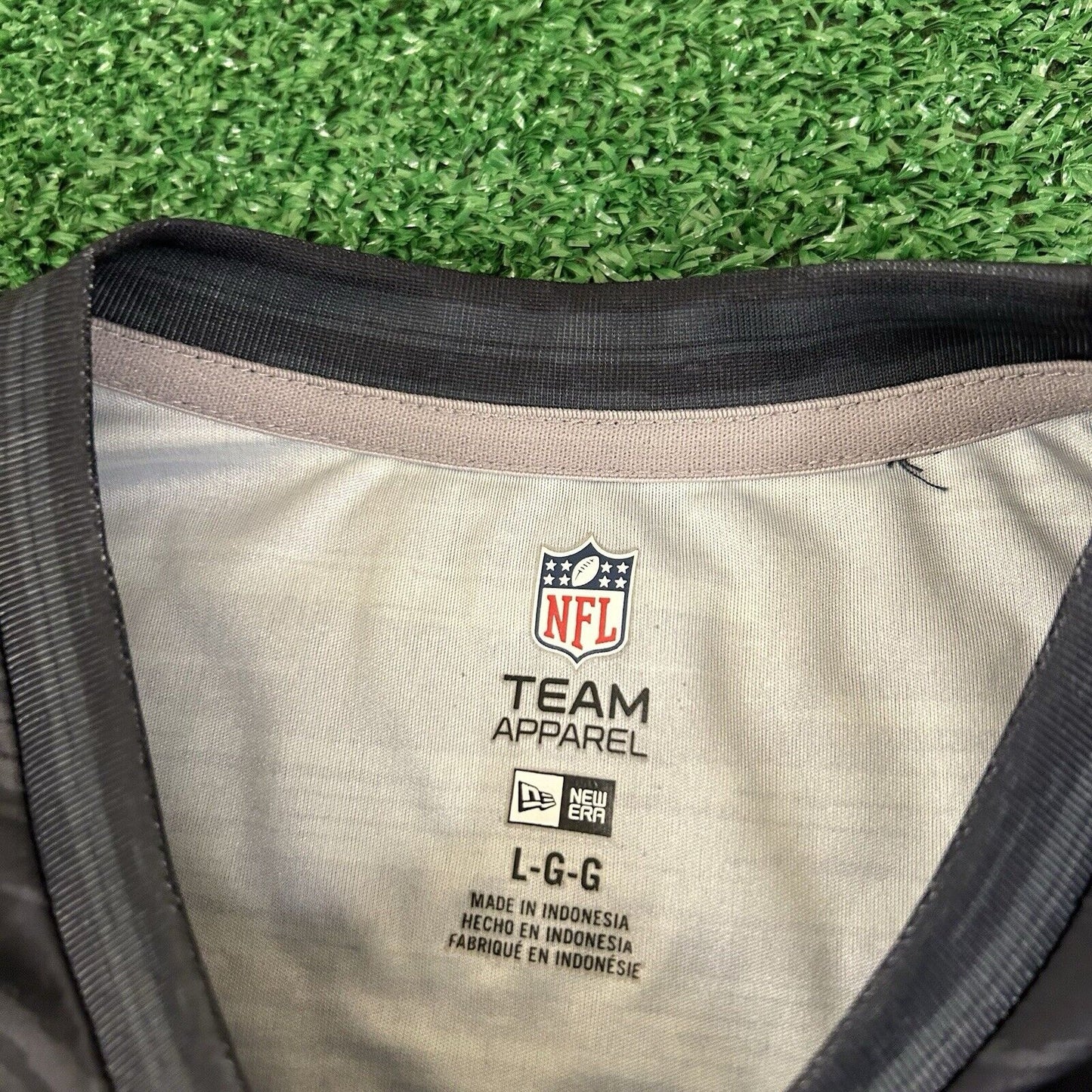 Chicago Bears Tank Top Mens Large Navy Gray Sleeveless Shirt Athletic New Era