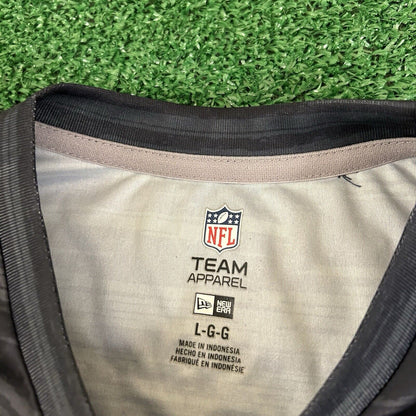 Chicago Bears Tank Top Mens Large Navy Gray Sleeveless Shirt Athletic New Era