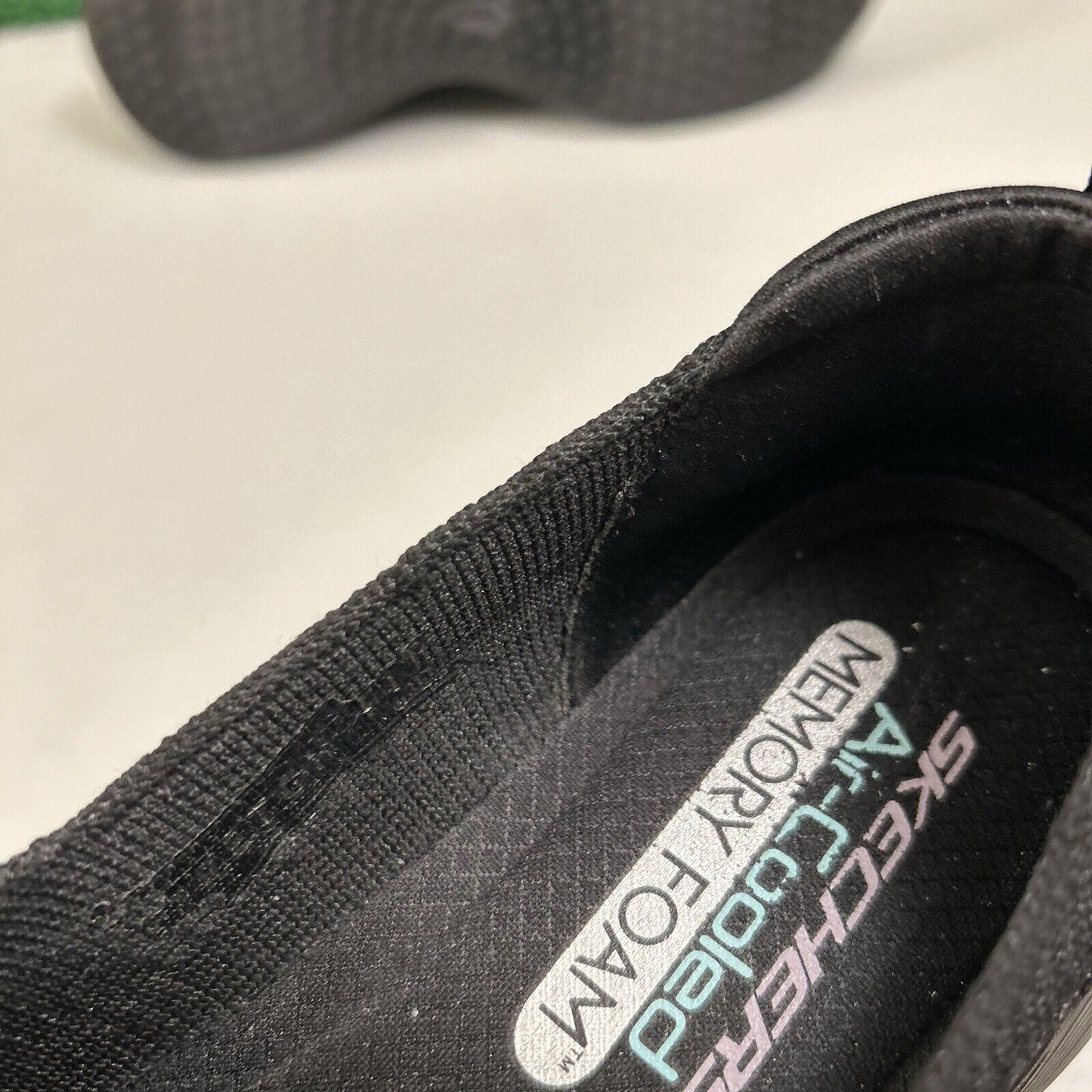 Skechers Microburst 2.0 Loafer Womens 8 Black Slip On Shoes Casual Comfort