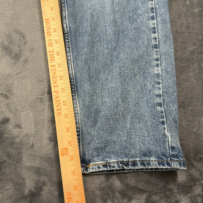 Levis 505 Jeans Mens 36x30" Blue Straight Denim Pants Casual Work See sizing