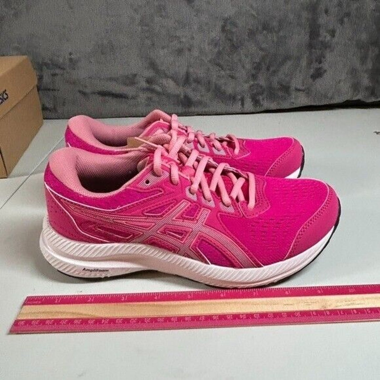 Asics Gel Contend 8 Hot Pink Sneakers Shoes Athletic Running Womens 6.5 New