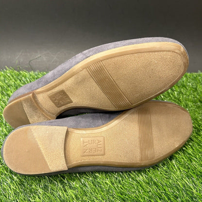 Naturalizer Kate Flats Womens 7.5 M Gray / Light Blue Shoe Loafer Slip On Casual