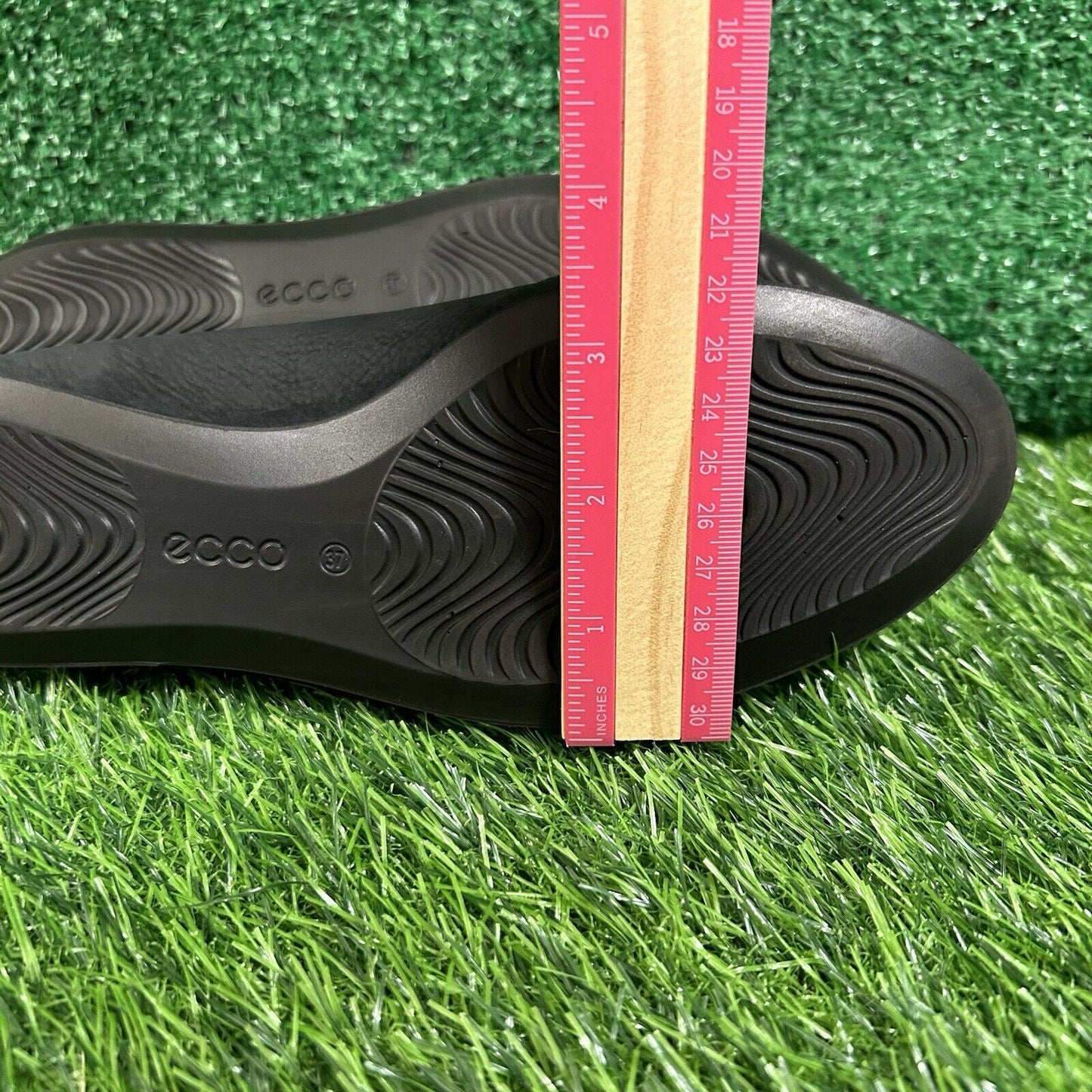 Ecco Touch Ballerina 2.0 Flats Womens 7 M Black Leather Shoes Slip On Comfort