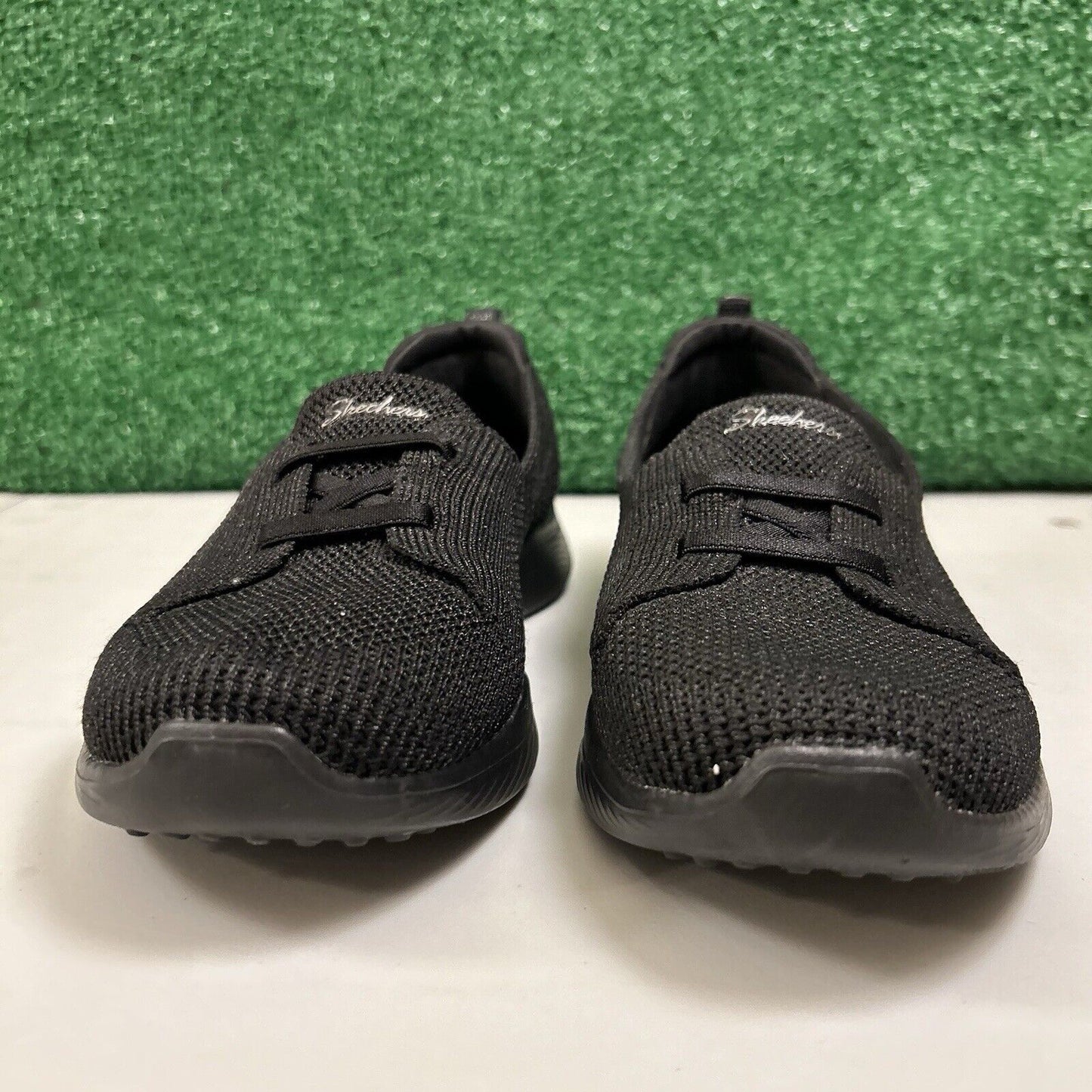 Skechers Microburst 2.0 Loafer Womens 8 Black Slip On Shoes Casual Comfort