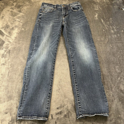 American Eagle Jeans Mens 28x30" Blue Straight Leg Denim Pants Work Casual Flex