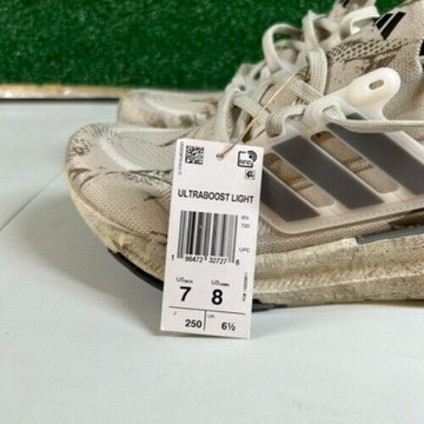 Adidas Ultraboost Light Running Athletic Shoes Sneakers Beige Womens Size 8