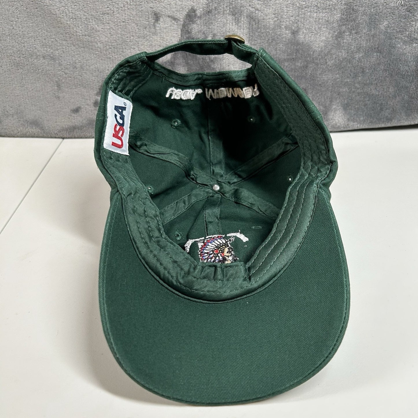 2018 US Open Golf Hat Cap Mens Strap Back Green Shinnecock Hills USGA Adjustable