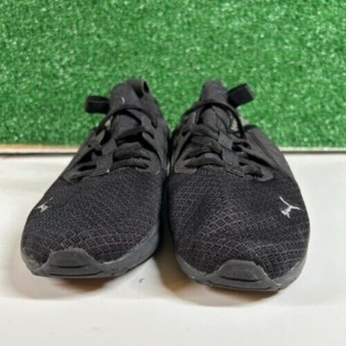 Puma Softride Enzo Sneakers Kids Athletic Running Shoes Black 3.5Y (See Pics)