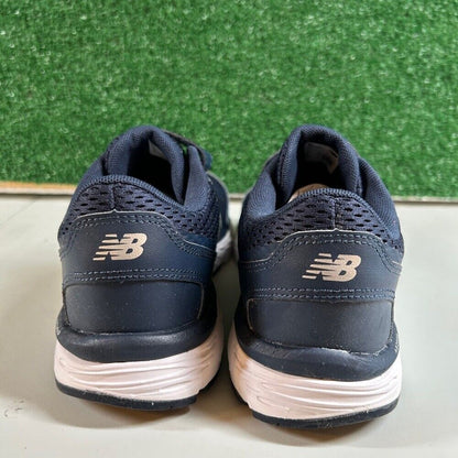New Balance 680v6 Hook & Loop Navy Blue Running Athletic Shoes Sneakers Kids 6.5