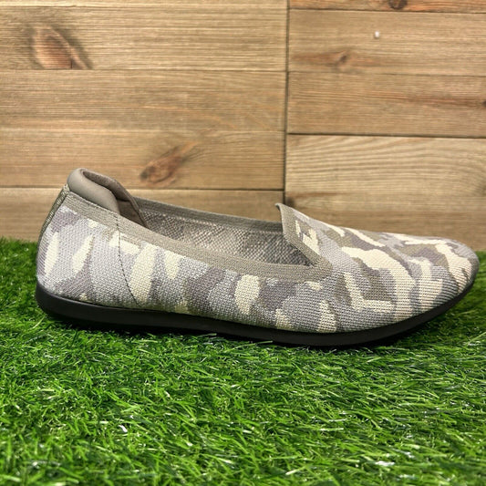 Clarks Cloudsteppers Carly Dream Loafer Womens 8 M Gray Camo Shoes Comfort