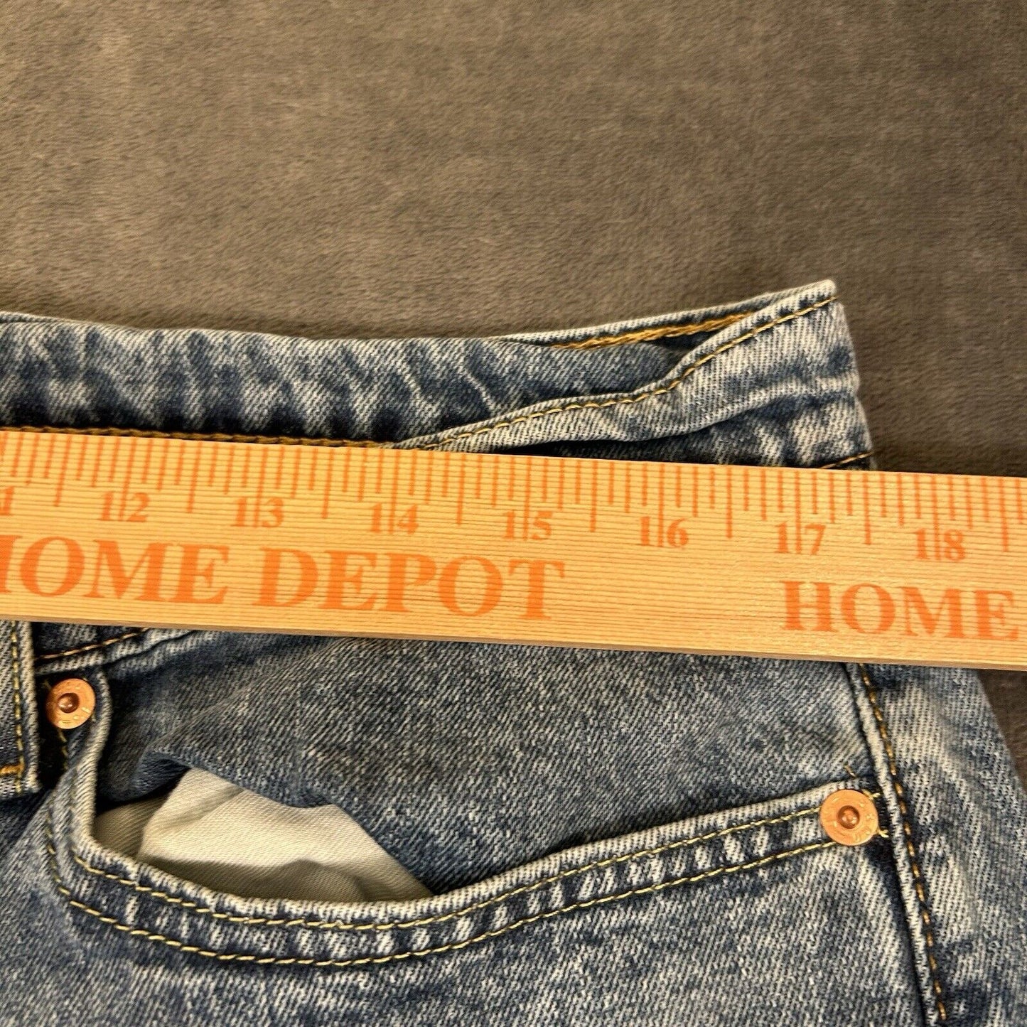 Levis 505 Jeans Mens 36x30" Blue Straight Denim Pants Casual Work See sizing