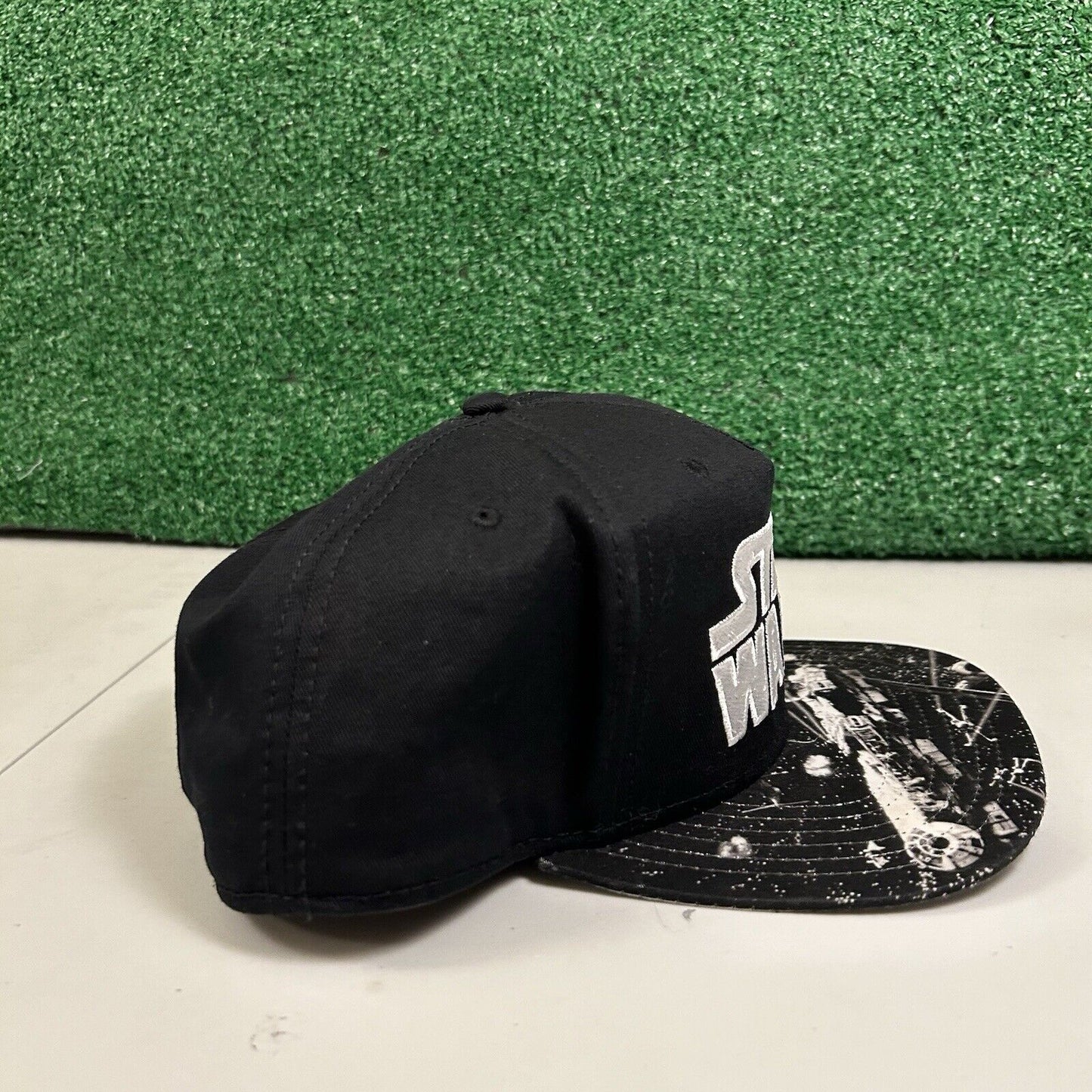 Star Wars Hat Cap Mens Snapback Black Gray Lucasfilm Movie Adjustable Galaxy