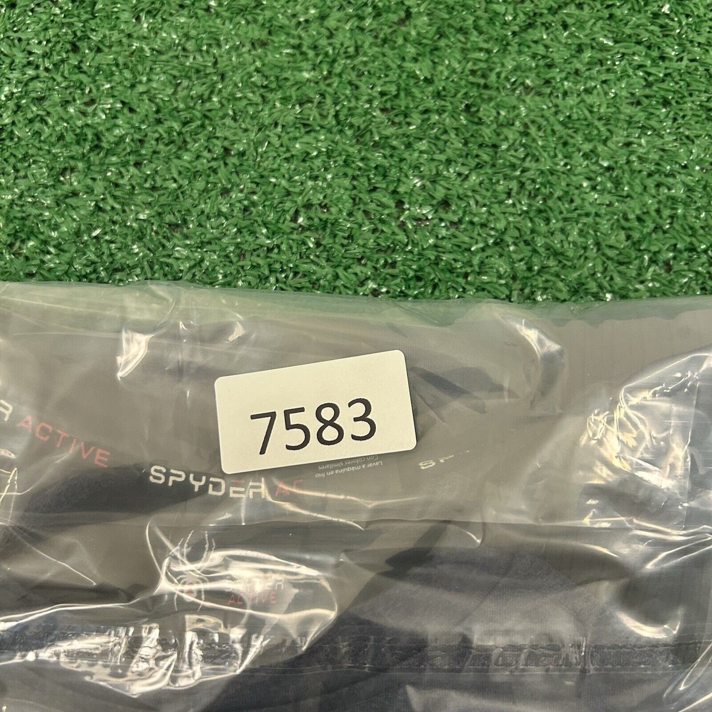 Spyder Active Shirt Mens Large Navy Long Sleeve Athletic Stretch Running Outdoor