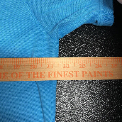 Izod Performance Polo Shirt Mens Large Blue Short Sleeve Golf Athletic Comfort