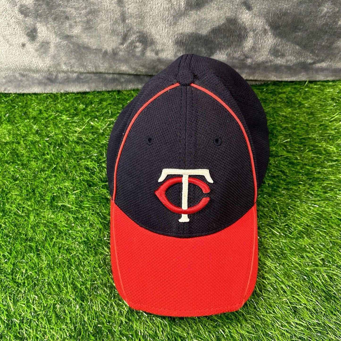 Minnesota Twins Hat Cap Mens Medium Large Navy Red New Era Batting Practice MLB