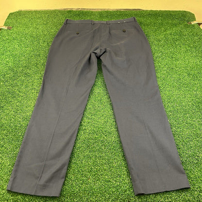 Express Dress Pants Mens 34x30" Blue Slim Fit Slacks Stretch Work Formal Comfort