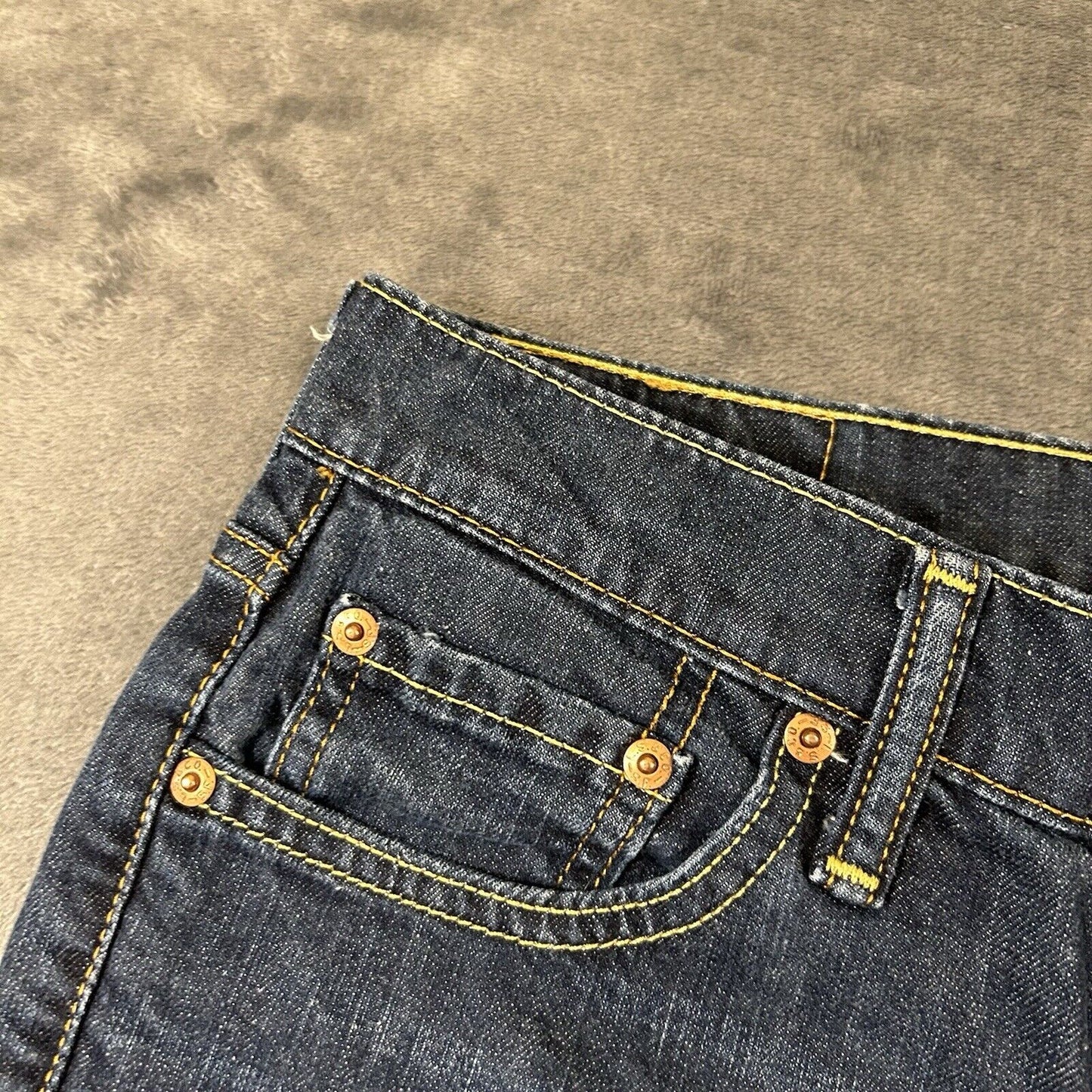 Levis 541 Jean Shorts Mens 30" Blue Denim Y2K Casual Outdoor Workwear Pockets