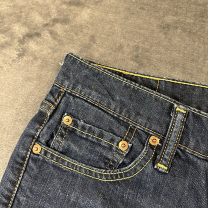 Levis 541 Jean Shorts Mens 30" Blue Denim Y2K Casual Outdoor Workwear Pockets