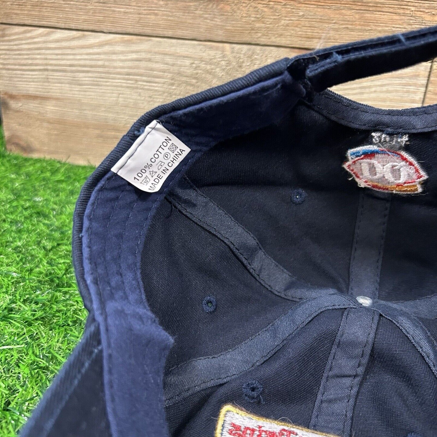 Minnesota Twins Hat Cap Mens Navy Strapback Paul & Minnie Big Logo Dairy Queen