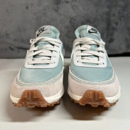Nike Waffle Debut Sneakers Retro Style Blue Gray Running Athletic Womens 6.5
