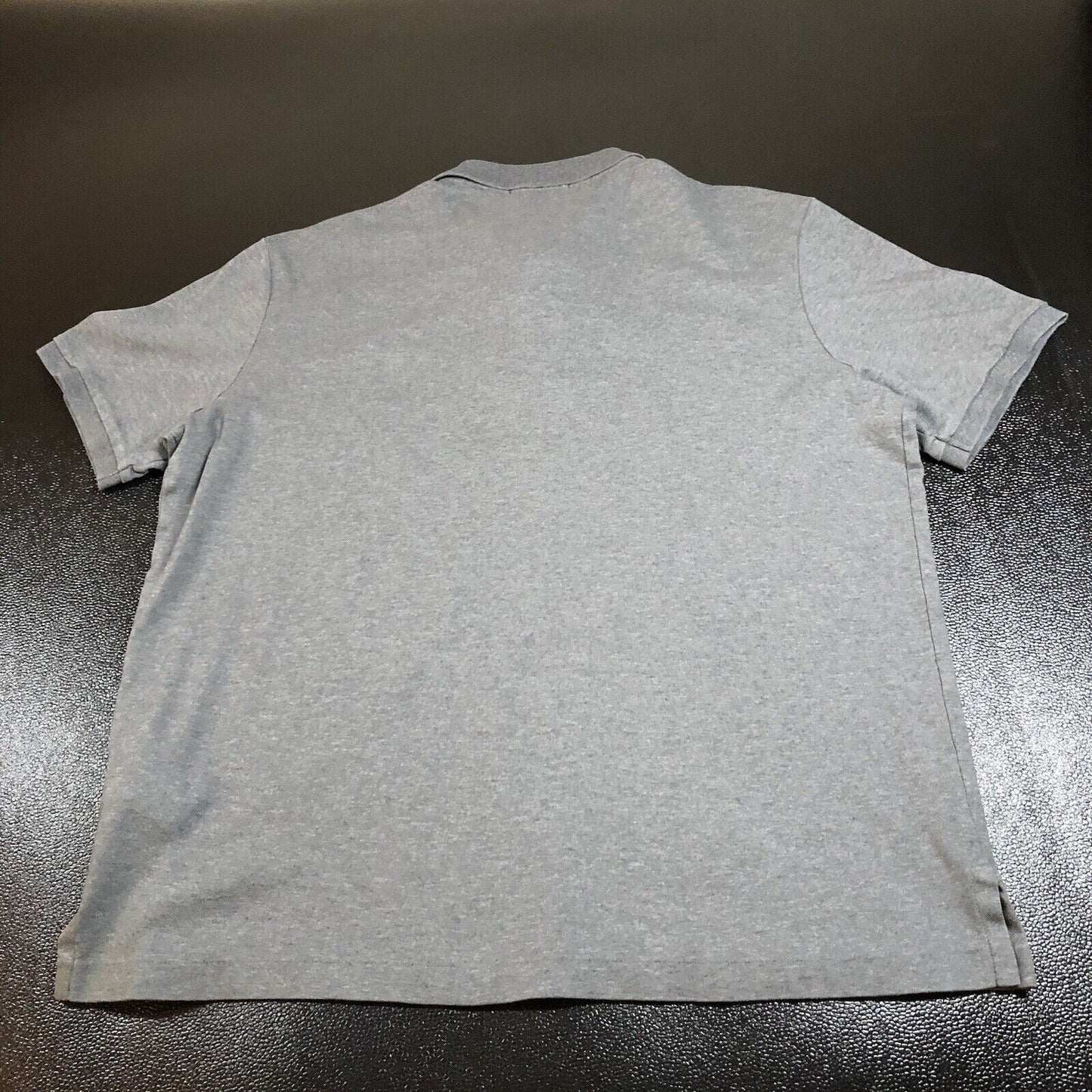 Polo Ralph Lauren Polo Shirt Mens Large Gray Classic Fit Flesh Pony Short Sleeve