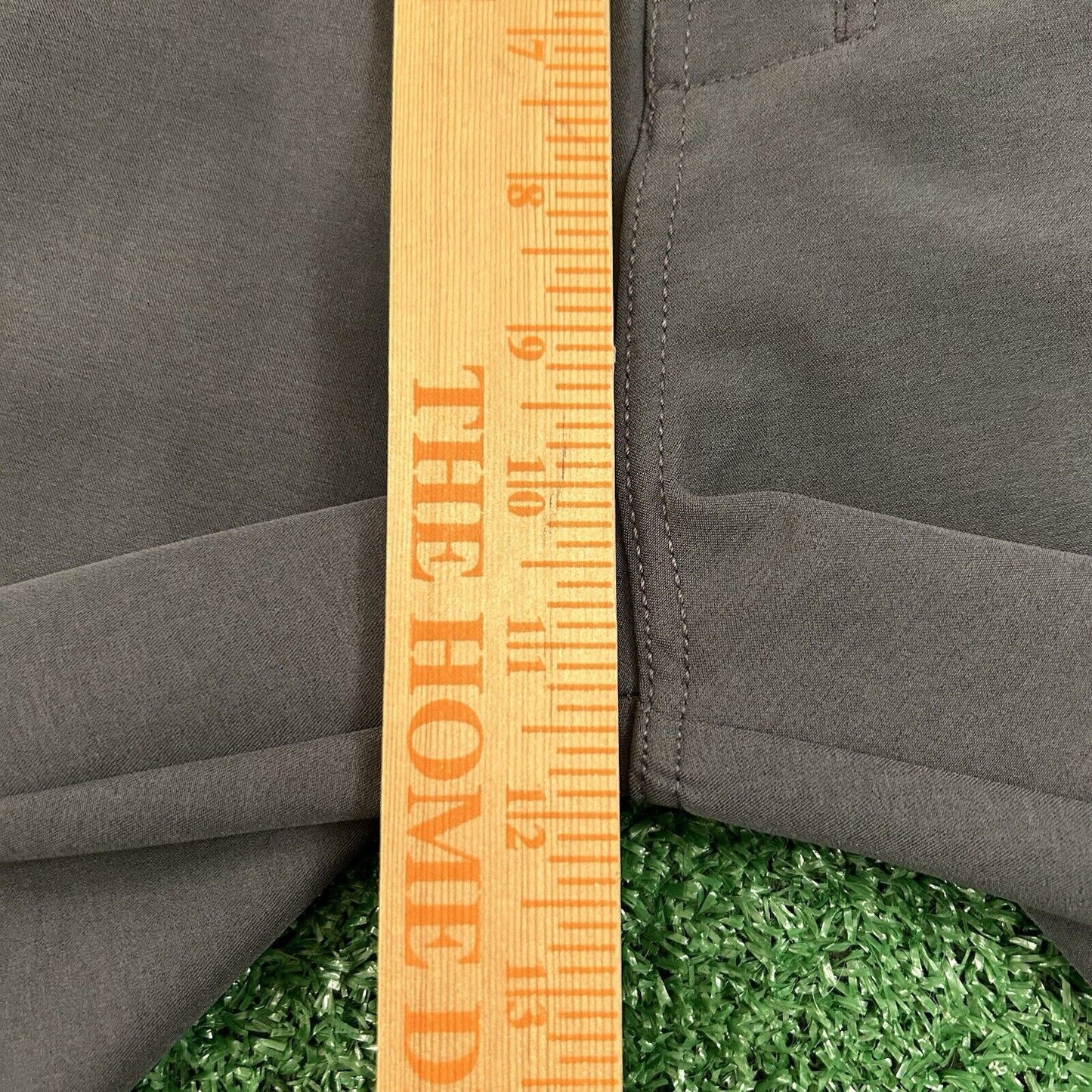 Hurley Chino Shorts Mens 30" Gray Flat Front Hybrid Heathered Stretch Casual New