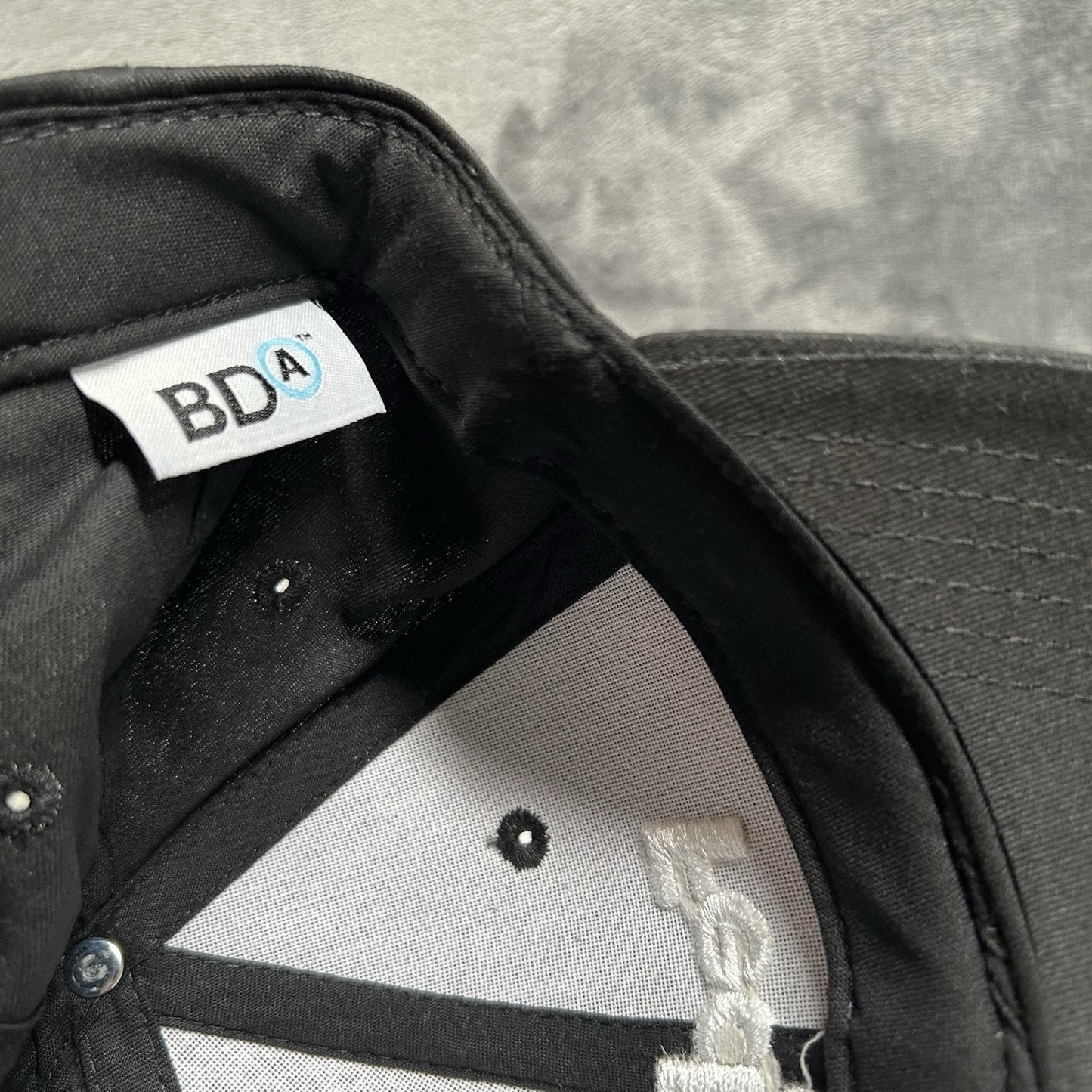 Fedex Ground Baseball Hat Cap Mens Strap Back Black White Employee Curved Brim