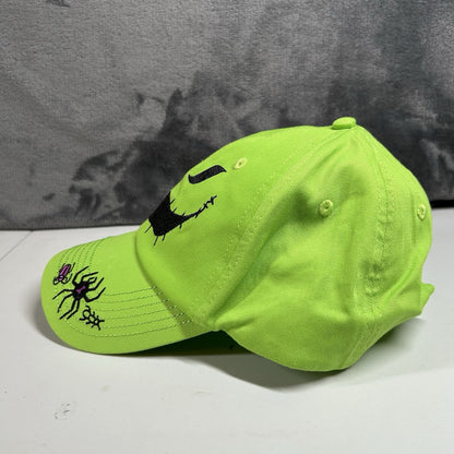 The Nightmare Before Christmas Hat Cap Strap Back Green Black Adjustable Adult