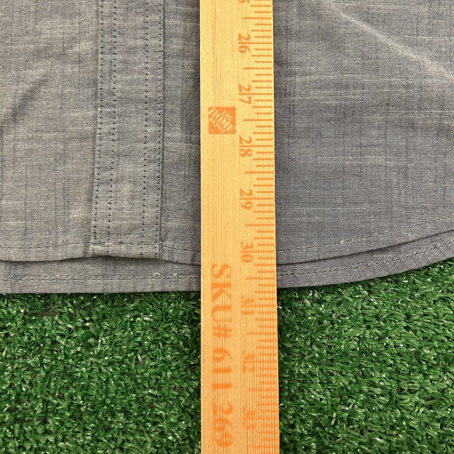 Izod Saltwater Shirt Mens Large Blue Button Up Short Sleeve Relaxed Classics New