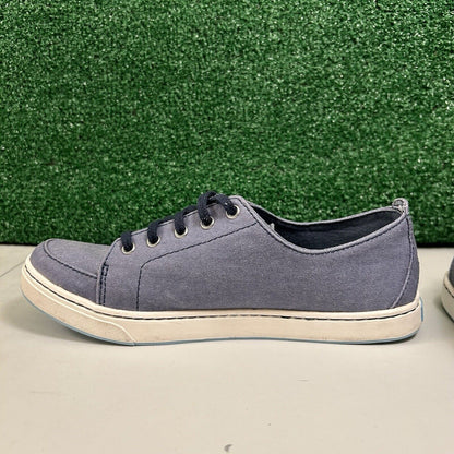 LL Bean Campside Oxford Womens 8.5 M Blue Canvas Shoes Sneakers Casual