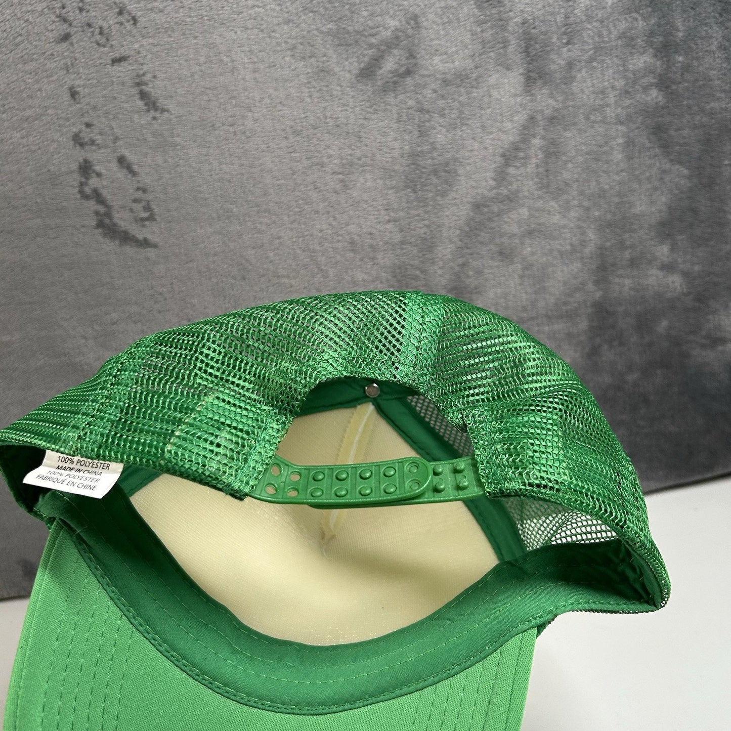 Crown Royal Regal Apple Trucker Hat Cap Mens Snapback Green White Y2K Foam Rope