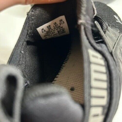 Puma Softride Enzo Sneakers Kids Athletic Running Shoes Black 3.5Y (See Pics)