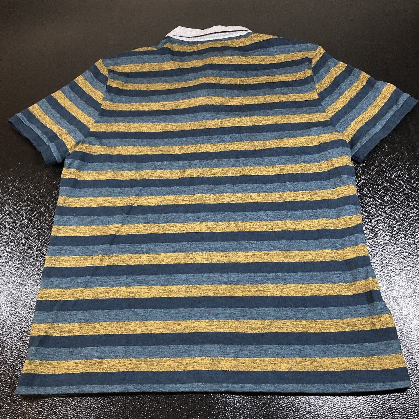 Penguin Munsingwear Shirt Mens Extra Large Blue Yellow Striped Heritage Slim New