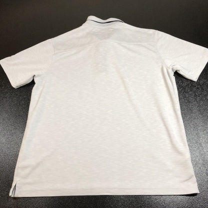 Tommy Bahama Polo Shirt Mens Medium Gray Modal Short Sleeve Beach Golf Casual