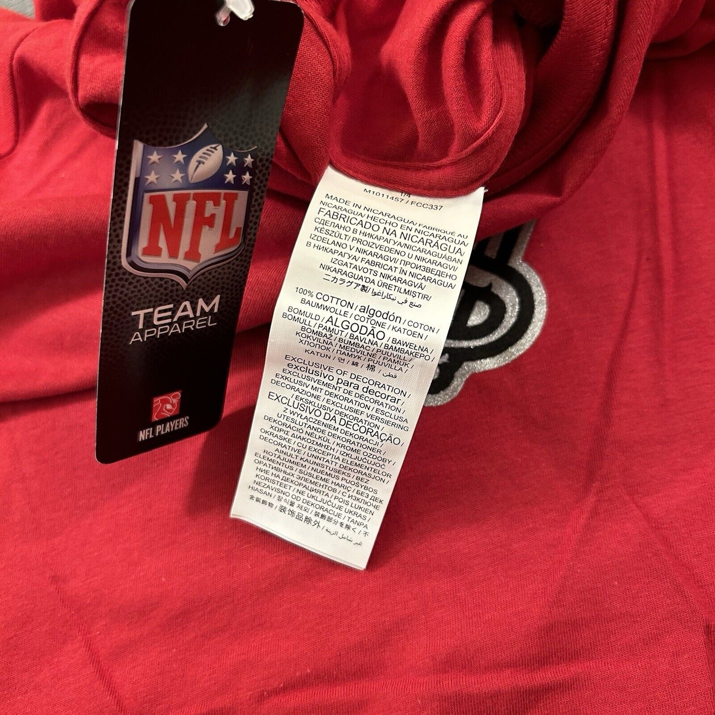 Tampa Bay Buccaneers Shirt LOT Mens Medium Gray Red Short Sleeve NFL Brady NEW